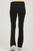 Black Ribbed Foldover Maternity Flared Pants sold by Pinkblush
