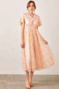 Blush Multi Mesh Maxi Dress sold by Pinkblush