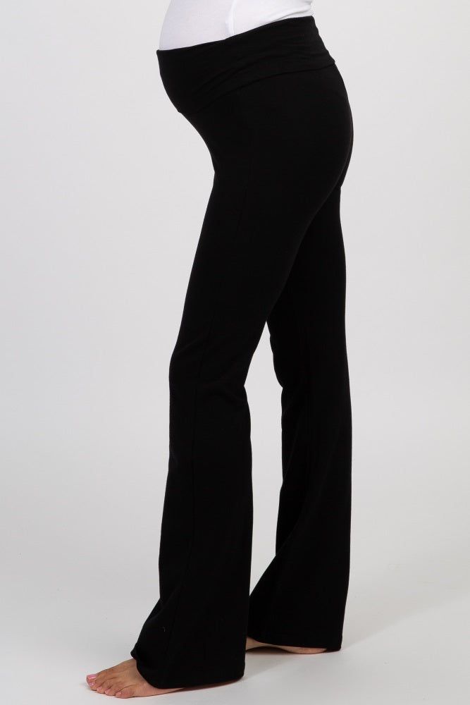 Black Basic Maternity Lounge Pants sold by Pinkblush product image thumbnail 3