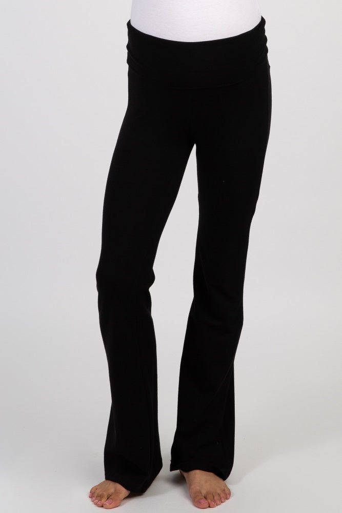 Black Basic Maternity Lounge Pants sold by Pinkblush product image thumbnail 2