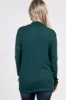 PinkBlush Forest Green Draped Wrap Maternity Nursing Top sold by Pinkblush