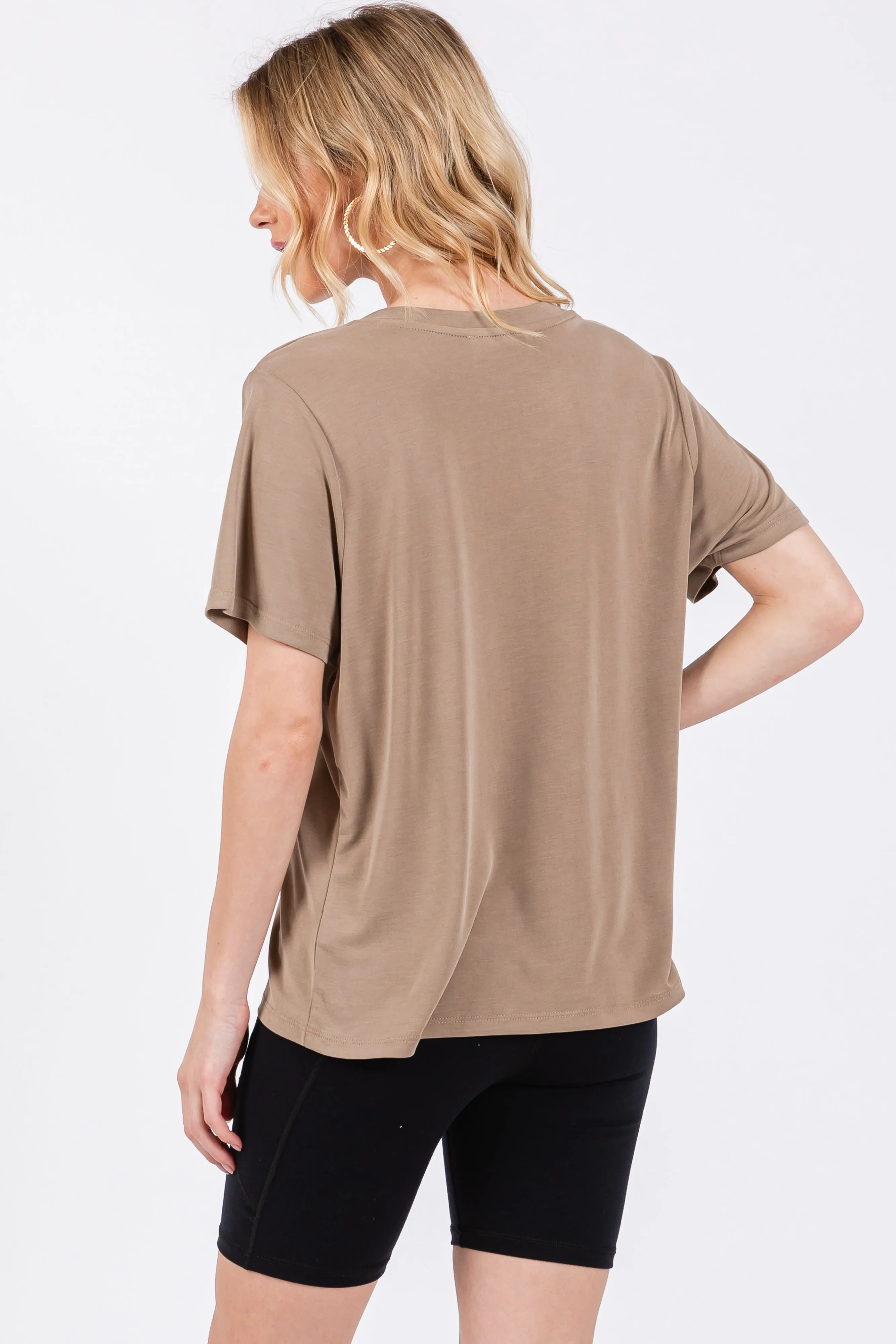 Mocha Dolman Sleeve Top sold by Pinkblush product image thumbnail 3