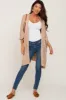 Taupe Knit Open Front Cardigan sold by Pinkblush