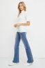 Ivory Short Sleeve Turtleneck Top sold by Pinkblush