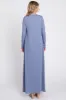 Blue Ribbed Sleeveless Dress Cardigan Set sold by Pinkblush