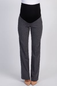 PinkBlush Charcoal Pleated Wide Leg Maternity Pants sold by Pinkblush