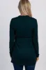 PinkBlush Hunter Green Long Sleeve Maternity/Nursing Top sold by Pinkblush