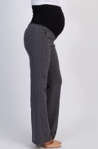 PinkBlush Charcoal Pleated Wide Leg Maternity Pants sold by Pinkblush