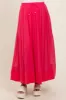 Magenta Colorblock Maternity Maxi Skirt sold by Pinkblush