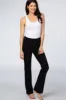 Black Flared Folded Waist Maternity Lounge Pants sold by Pinkblush