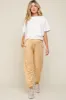 Yellow Drawstring Maternity Sweatpants sold by Pinkblush