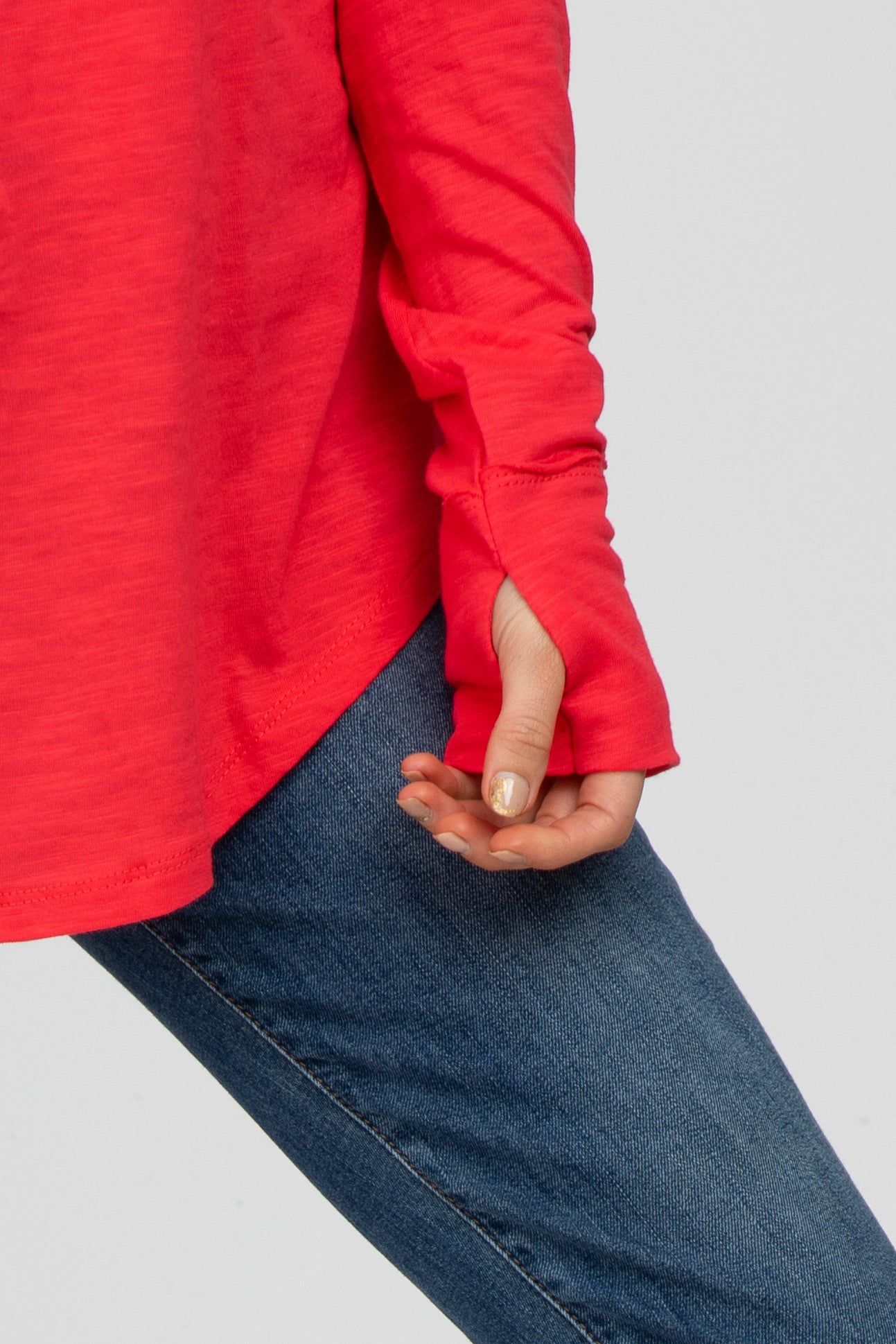 Coral Basic Raglan Long Sleeve Top sold by Pinkblush product image thumbnail 5