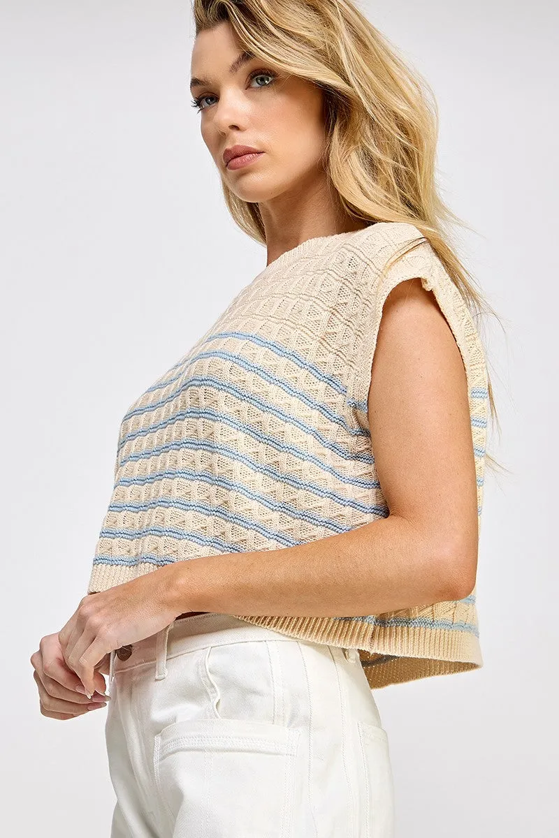 Natural Blue Ivy Sweater Top sold by Pinkblush product image thumbnail 5