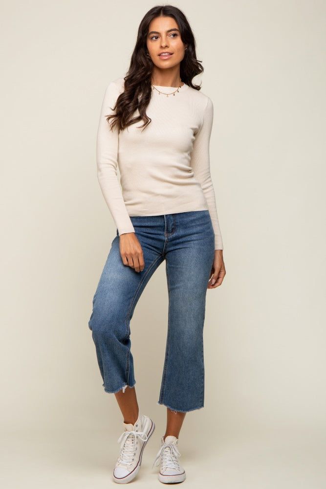 Beige Knit Long Sleeve Top sold by Pinkblush product image thumbnail 4