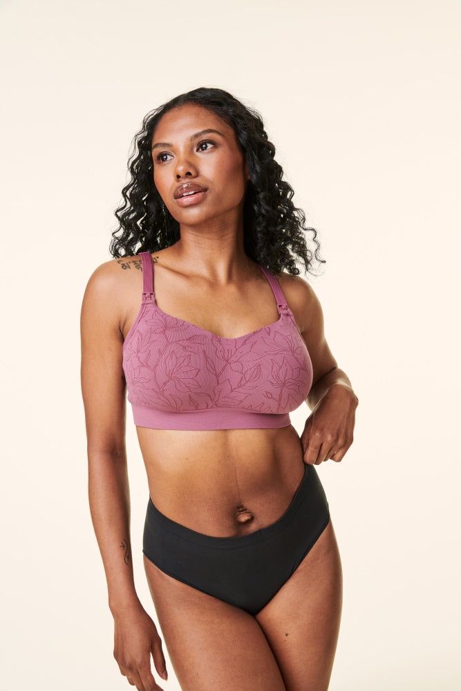 Bravado Berry Jacquard Intrigue Balconette & Nursing Bra sold by Pinkblush product image thumbnail 4