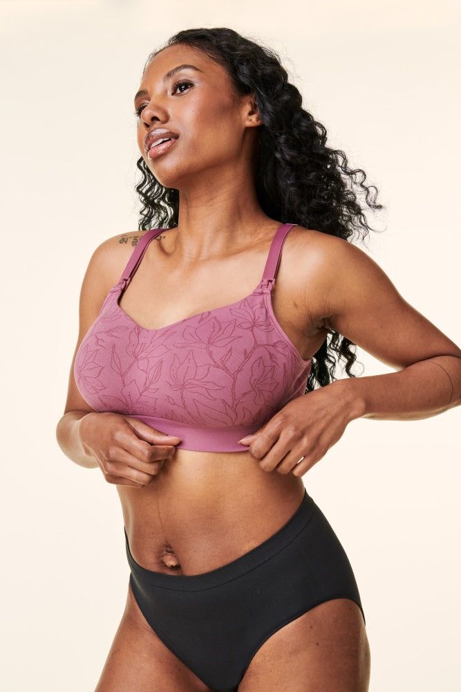 Bravado Berry Jacquard Intrigue Balconette & Nursing Bra sold by Pinkblush product image thumbnail 3