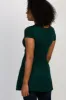 PinkBlush Forest Green Draped Front Nursing Top sold by Pinkblush