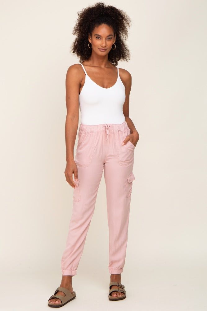 Light Pink Jogger Pants sold by Pinkblush