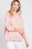 Pink Dropped Shoulder Sweatshirt sold by Pinkblush