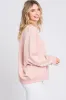 Pink Dropped Shoulder Sweatshirt sold by Pinkblush