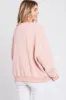 Pink Dropped Shoulder Sweatshirt sold by Pinkblush