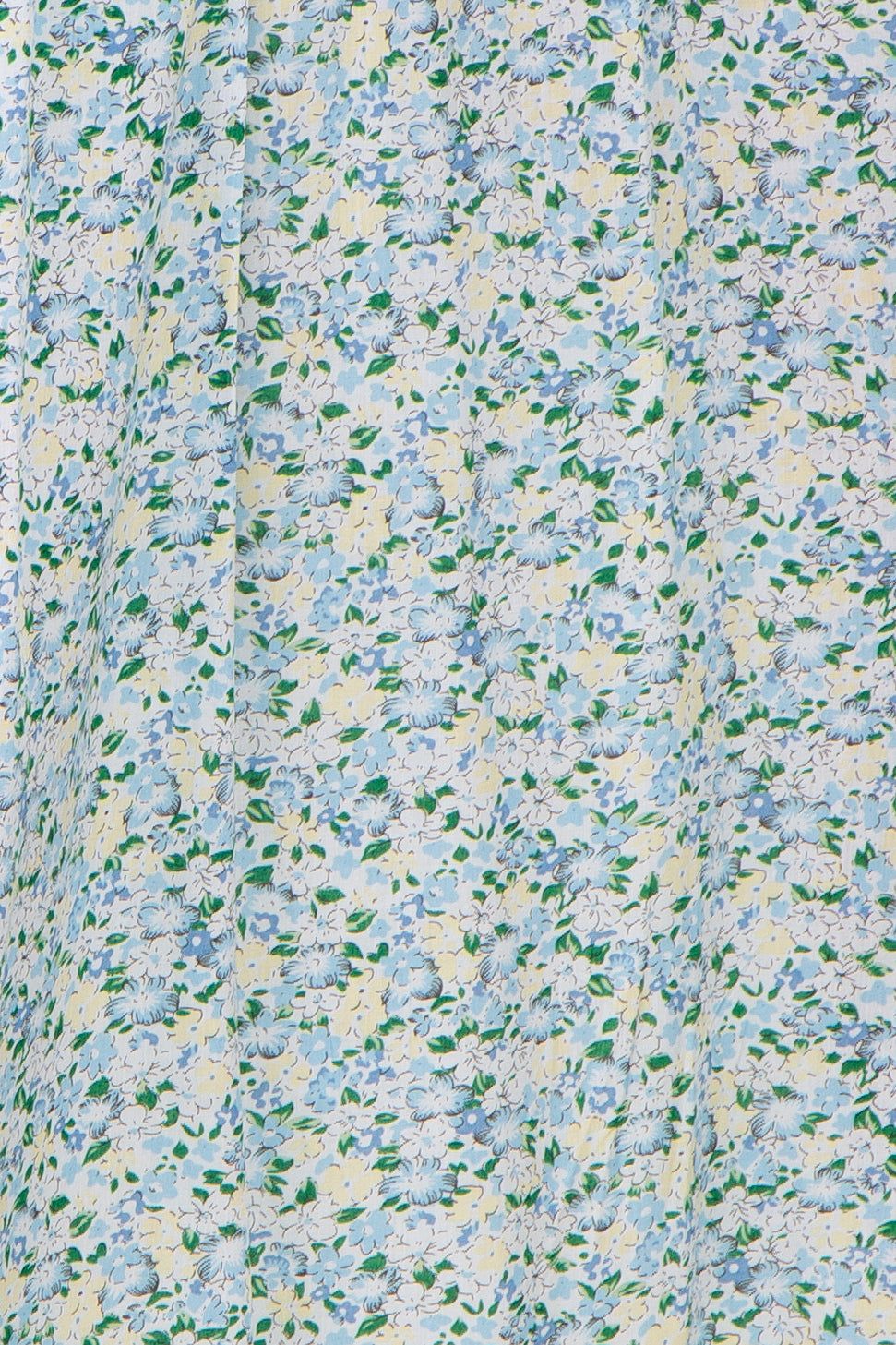 Light Blue Floral Off Shoulder Long Sleeve Maxi Dress sold by Pinkblush product image thumbnail 4