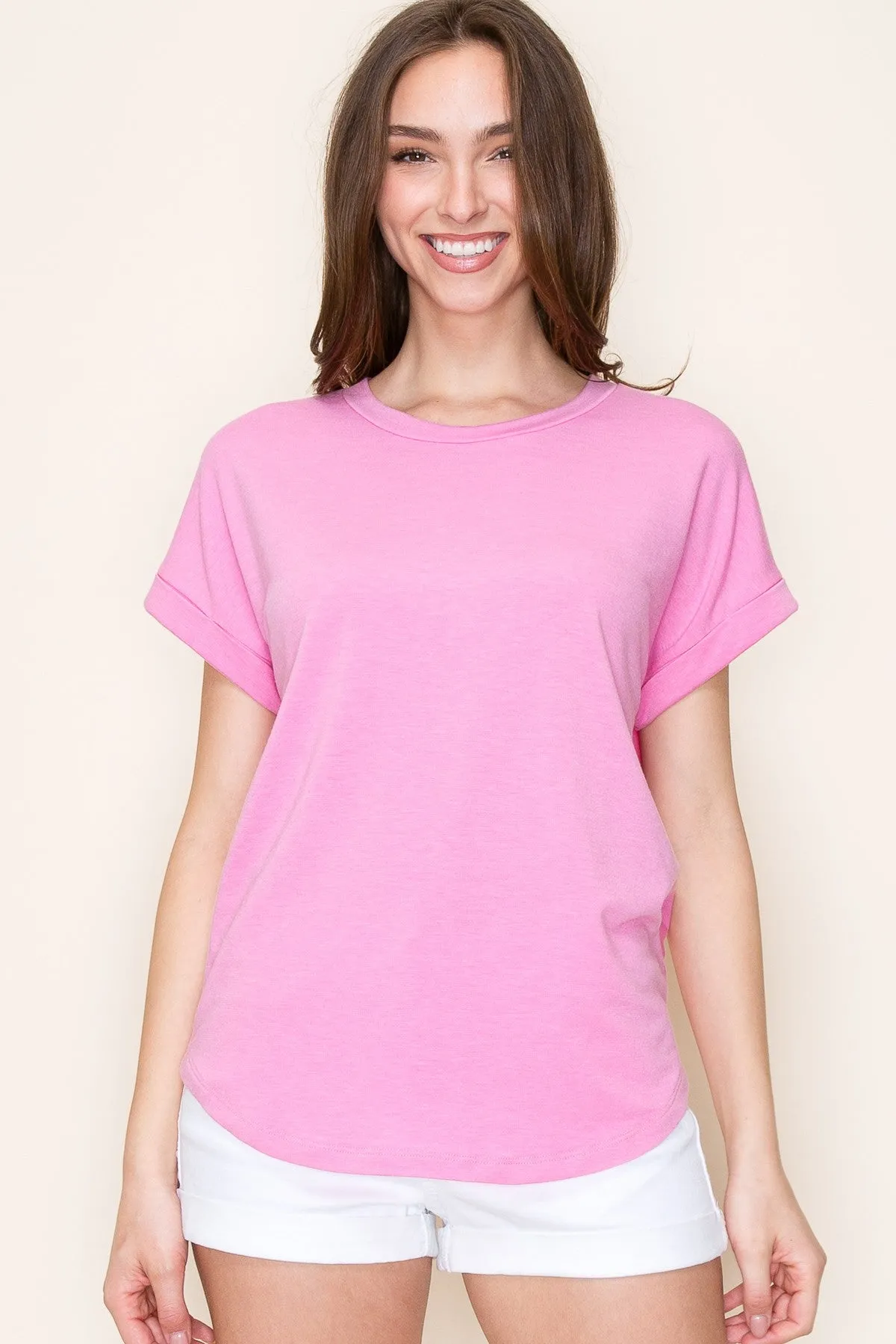 Pink Short Sleeve Terry Top sold by Pinkblush product image thumbnail 2