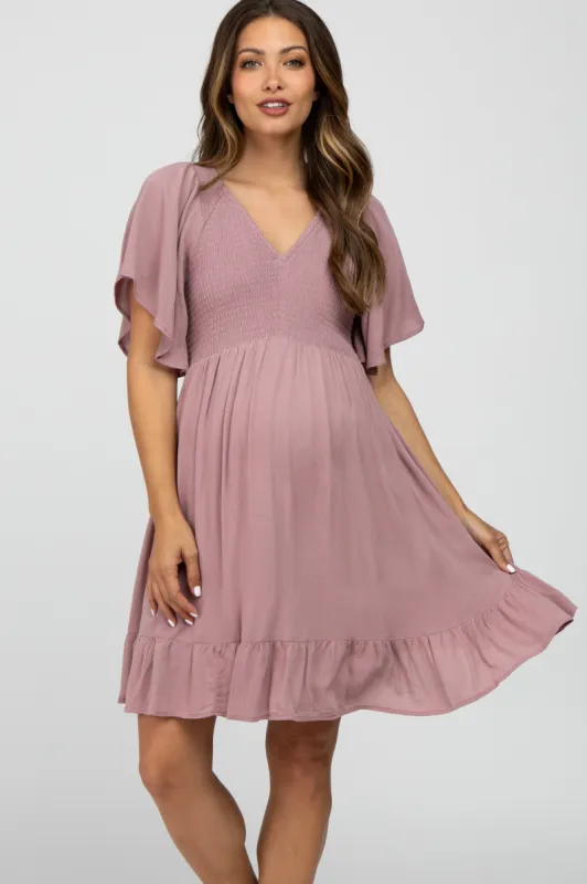 Black Multi Button Down Tiered Floral V Neck Midi Dress sold by Pinkblush