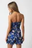 Beige Blue Floral Romper sold by Pinkblush