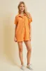 Tangerine Relaxed Fit Romper sold by Pinkblush