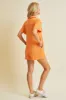 Tangerine Relaxed Fit Romper sold by Pinkblush