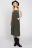 Dark Olive Washed Jumper Dress sold by Pinkblush