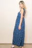Navy Blue Back Cutout Wide Leg Jumpsuit sold by Pinkblush
