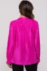 Fuchsia Textured Mock Neck Maternity Blouse sold by Pinkblush