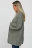 Olive Soft Popcorn Knit Maternity Cardigan sold by Pinkblush