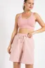 Pink Drawstring Maternity Shorts sold by Pinkblush