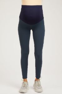 Blue Grey Maternity Active Leggings sold by Pinkblush