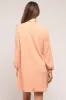 Light Pink Ribbed Mock Neck Long Sleeve Maternity Dress sold by Pinkblush