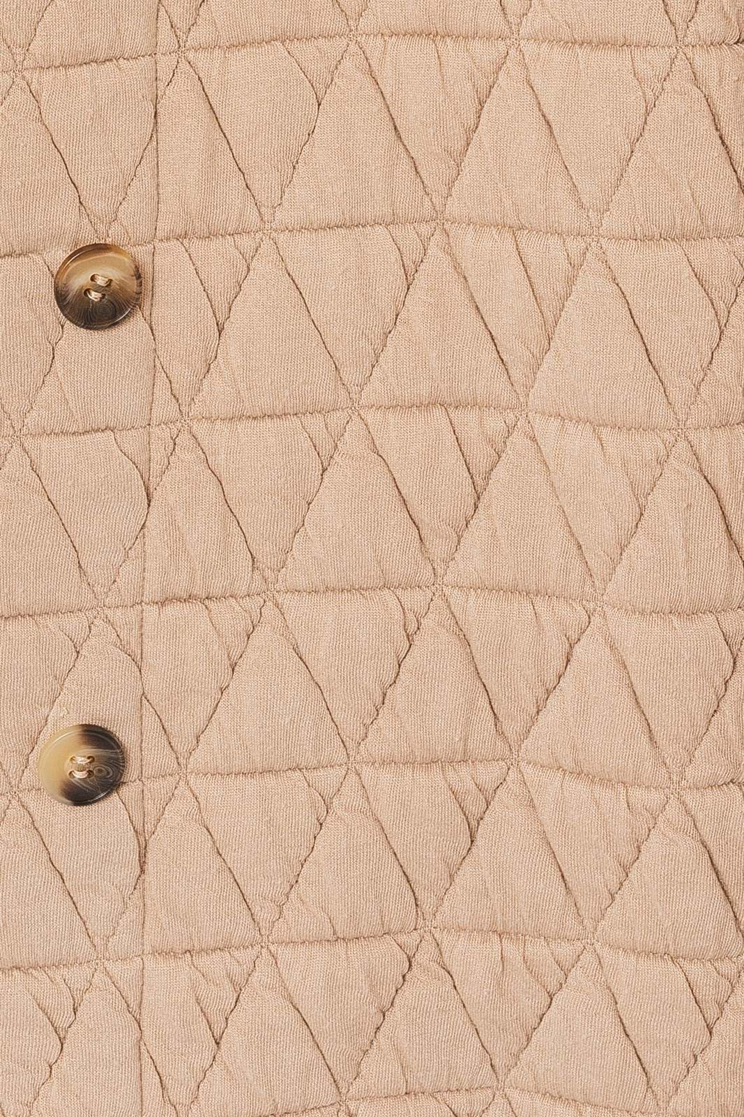 Taupe Quilted Jacket sold by Pinkblush product image thumbnail 5