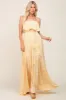 Yellow Floral Sleeveless Maxi Dress sold by Pinkblush