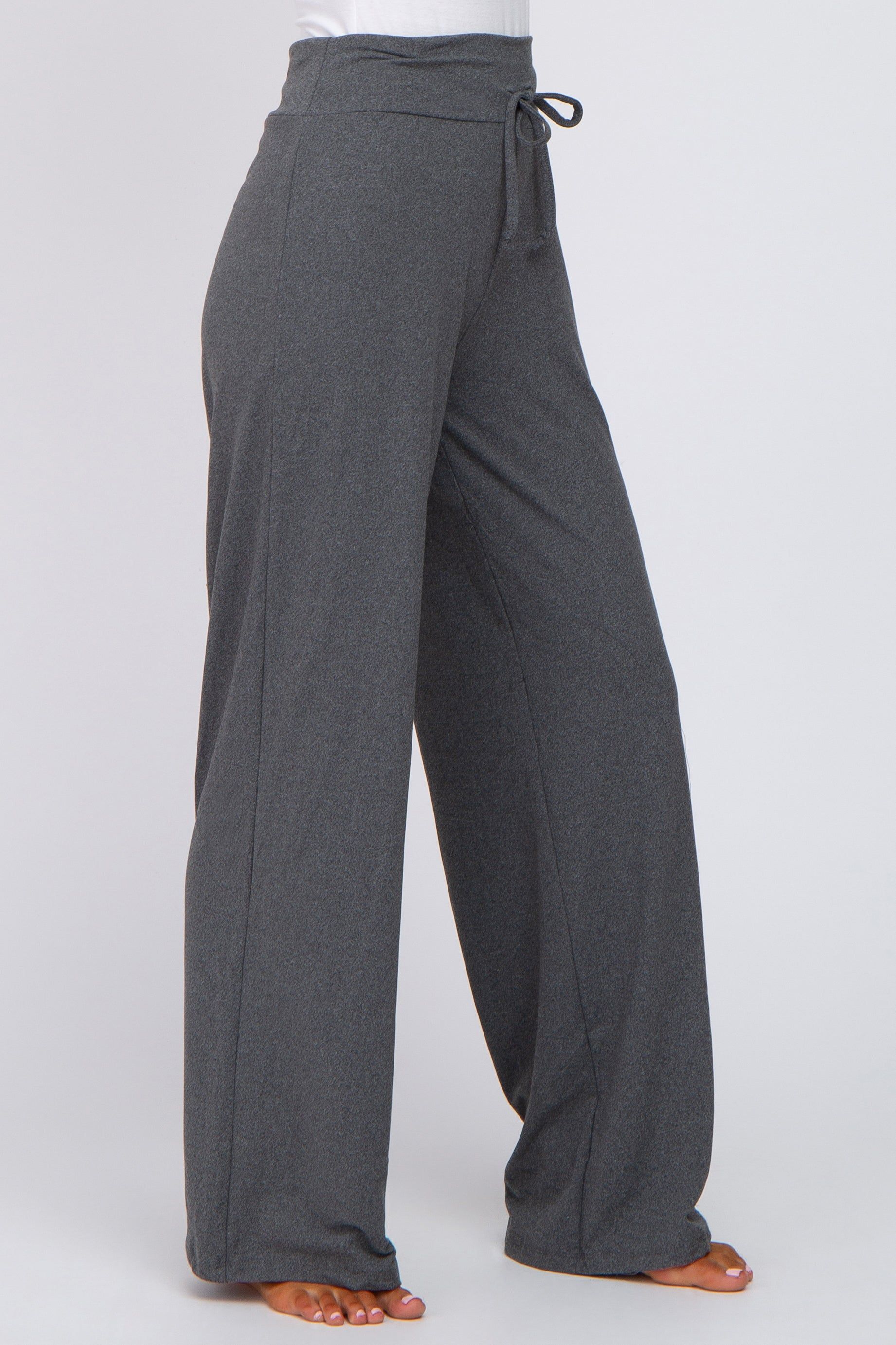 Charcoal Drawstring Lounge Pants sold by Pinkblush product image thumbnail 3