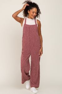 Mauve Corduroy Overalls sold by Pinkblush