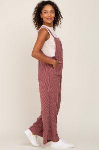 Mauve Corduroy Overalls sold by Pinkblush