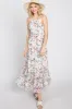 Mauve Solid Off Shoulder Plus Maxi Dress sold by Pinkblush