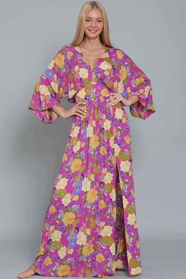 Pink Tie Back Waisted Maxi Dress sold by Pinkblush