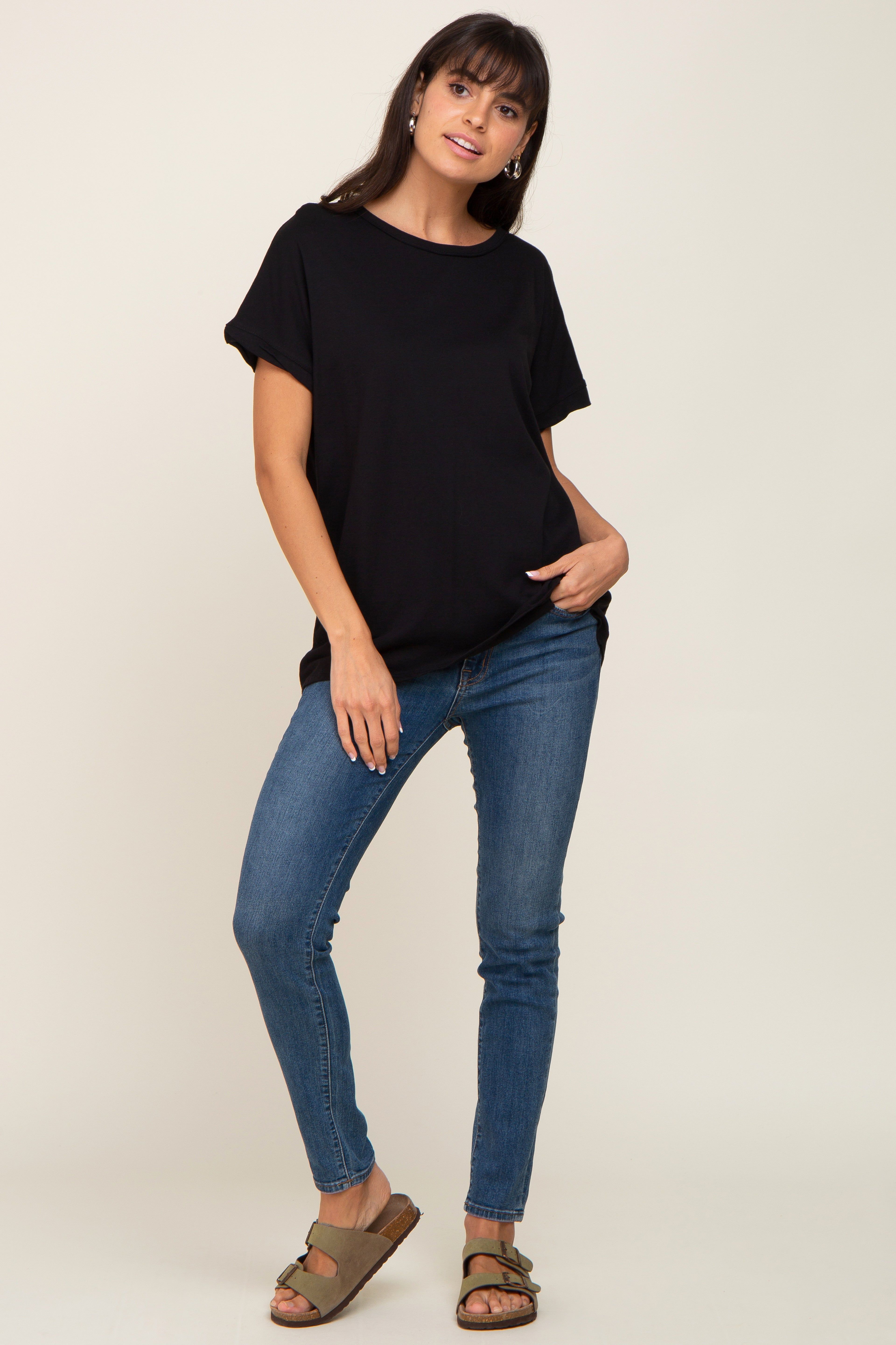 Black Short Sleeve Top sold by Pinkblush product image thumbnail 4