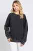 Black Faded Long Sleeve Top sold by Pinkblush