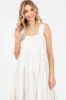 White Tiered Maxi Dress sold by Pinkblush