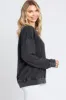 Black Faded Long Sleeve Top sold by Pinkblush