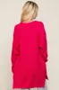 Fuchsia Cable Knit Accent Cardigan sold by Pinkblush